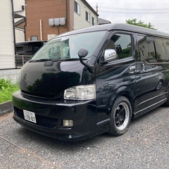 レジアスエースバン　ワイドロング　レガンスフルエアロ