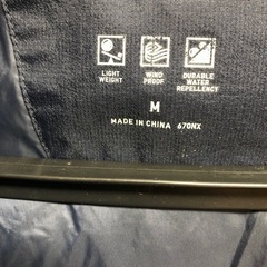 UNIQLOダウン　dark Blueの画像