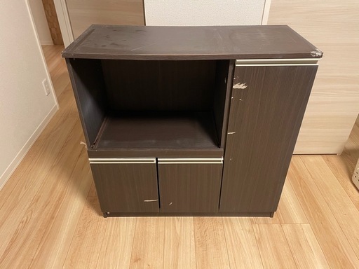 価格交渉歓迎】レンジボード (ka) 東郷の収納家具《食器棚、キッチン収納》の中古あげます・譲ります｜ジモティーで不用品の処分