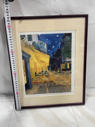 ハ3676]〈美品〉ゴッホ 『 夜のカフェテラス 』 【アートセレクション