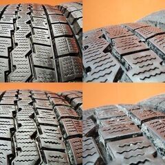 DL LT03 205/70R17.5 115/113L LT 17.5インチ ライトトラック用 スタッドレス 22年製 6本 バリ溝 エルフ キャンター等　(KTL298)の画像
