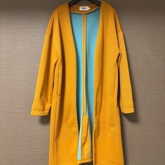 アズール　ダブルフェイストッパーカーディガン