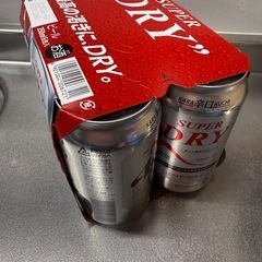 アサヒスーパードライ　350ml 6缶
の画像
