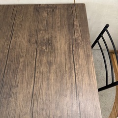 【326】ブラウン正方形ダイニングテーブル ダイニングチェア2個 326】ブラウン正方形ダイニングテーブル ダイニングチェア2個 326