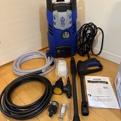 値下げ！!【ほぼ未使用美品】高圧洗浄機 BLUE CLEAN 117の画像