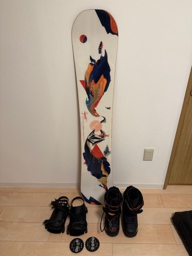 スノーボードセット（ボード、ブーツ、ビンディング）