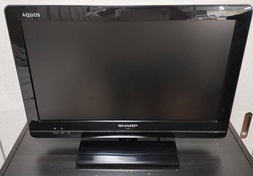 シャープAQUOS19V型ワイドテレビ (松) 新森古市のテレビ《液晶テレビ》の中古あげます・譲ります｜ジモティーで不用品の処分