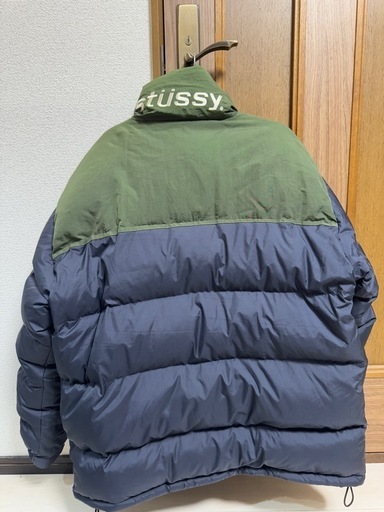 【ヴィンテージ90s】OLD STUSSY SPORT ダウンジャケット　グリーン