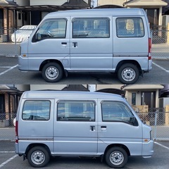⭐️コミコミ価格⭐️★車検令和7年5月まで★低走行★ワンオーナー★5速MT★4WD★最大積載量350kg★SUBARU サンバーバン★の画像