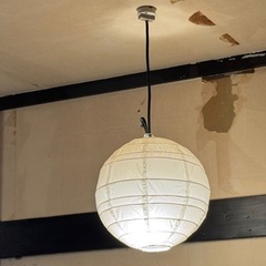 和紙のシェードランプ　天井照明　四つありますの画像