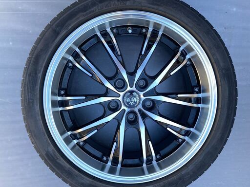 美品　 18in 7J +53 PCD114.3 ホイール、PIRELLI 中古タイヤ4本 VOXY、ノア、セレナ等