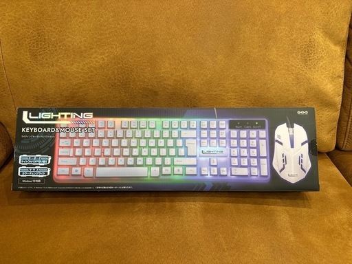 ライティングキーボード\u0026マウスセット新品