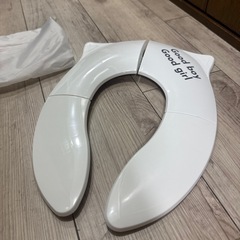 スリーコインズ　猫耳デザイン 補助便座 Good boy Goo...