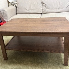 IKEA イケア リビングテーブル ブラウン  の画像
