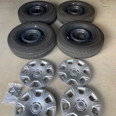 お取引中 美品 ハイエース純正タイヤ4本 ホイール・ホイールキャップ