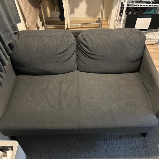 EKHOLMA エークホルマ 2人掛けソファ, ハーケボ ダークグレー - IKEA