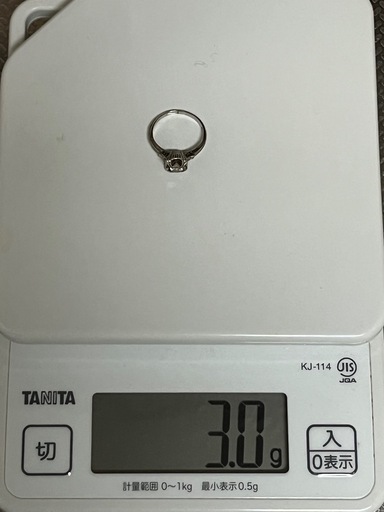 PM刻印 ダイヤモンド 0.28ct プラチナリング