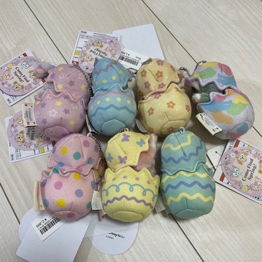 カムファインドスプリング　ぬいぐるみバッジ　セット　全種　ジェラトーニ　クッキー カムファインドスプリング ぬいぐるみバッジ セット 全種 ジェラトーニ