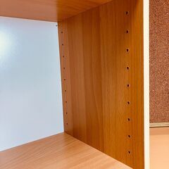 キューブボックス（ナチュラル）棚付②の画像