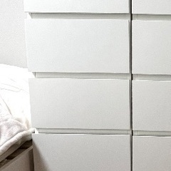 【超美品】IKEA チェスト　タンス　鏡付　MALM マルム