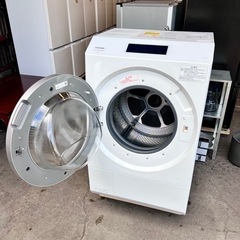 設置まで👏🏻 TOSHIBA ドラム式洗濯機 12kg / 7kg✨ 2022年製⭕️の画像