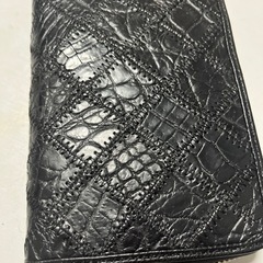 クロコダイル？長財布　ファッション 小物 財布の画像