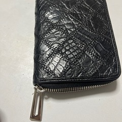 クロコダイル？長財布　ファッション 小物 財布の画像