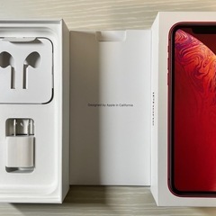 iPhone XR PRODUCT RED 64GB箱の画像