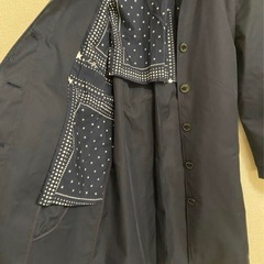 tommy トレンチコート ネイビー Mサイズの画像