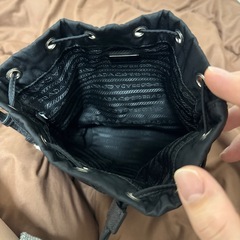 未使用級PRADA巾着バッグ PRADA（プラダ） 超美品 ナイロン 2WAY 巾着バッグ ドローストリング