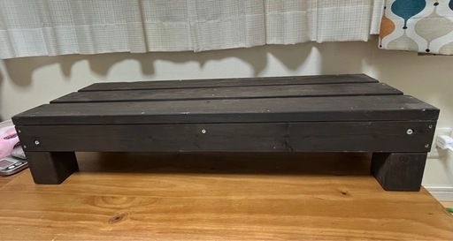 木製踏み台　幅90×奥30×高さ18.5