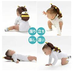 ミツバチ形転倒防止ヘッドレスト 歩き練習 赤ちゃんの転倒防止 赤ちゃんの頭部保護 幼児の転倒防止リュックかわいいリュック型ヘッドガードの画像