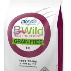 新品　BWild グレインフリー キャットフード 2kg エルモ　Elmo 猫　ペット ELMO エルモ Bwild ビーワイルド プレミアムフード グレインフリー 猫用 去勢（ツナwithエンドウ豆 プレミアムフード 高タンパク質 総合栄養食　保護猫　ボランティア　の画像