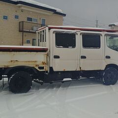 デュトロ　ダイナ　トリプルキャブ　４WD　木古内の画像