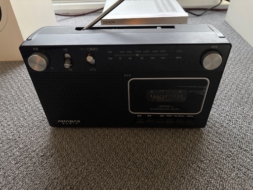 ラジオカセットレコーダー　ANABAS RC-45