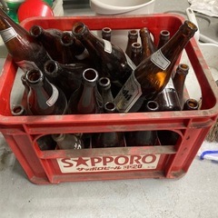ビールケース　ビール瓶
