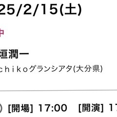 2/15グランシアタ-稲垣潤一コンサートチケットの画像