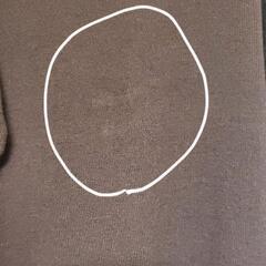 ブラウンニット レオパード柄襟 長袖の画像