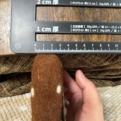 モコモコ ふわふわ 羊毛フェルト がま口財布 財布 ポーチの画像