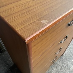 ●木製　５段タンス〜小さめ●あげますの画像