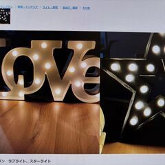 [値下げ,新品未使用]✨ＬＯＶＥ ライト フランフランの画像