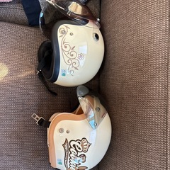 バイク用ヘルメット ペア売 の画像