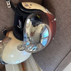 バイク用ヘルメット ペア売 の画像