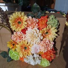 ハンドメイド造花 壁掛け