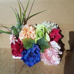 ハンドメイド造花 壁掛け