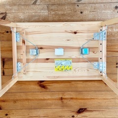 【美品】無印良品 パイン材テーブル・折りたたみ式　木製　デスク パイン材テーブル・折りたたみ式 | 無印良品
