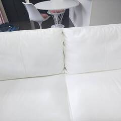 IDC 大塚家具の3人掛けソファ (L/S 58N) 本革セミアニリン染め 極上