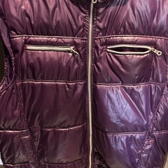 ダウンジャケットフード付きの画像