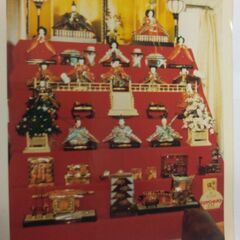 ひな人形飾り棚（スチール製）の画像
