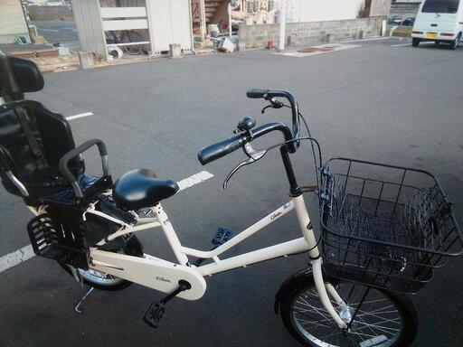 20インチ白子供乗せ自転車チャイルドシート付き♪ (たけ) 岡山の自転車の中古あげます・譲ります｜ジモティーで不用品の処分